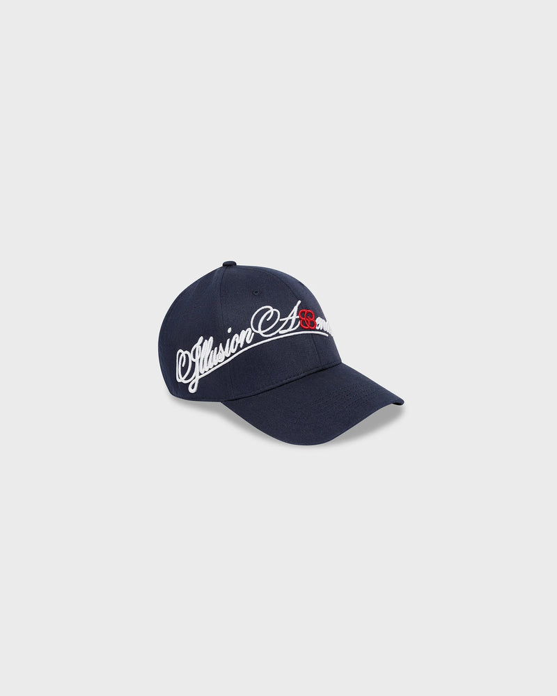 Monogram Cap in Navy