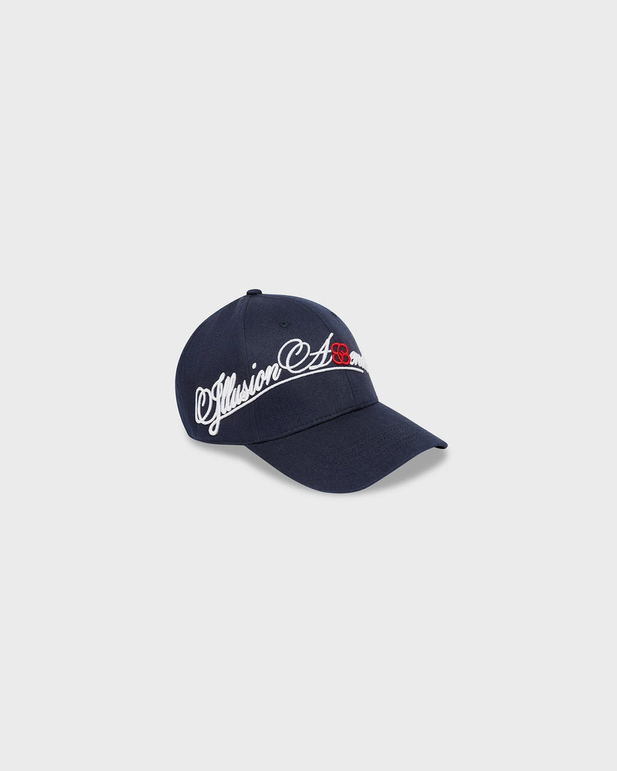 Monogram Cap in Navy