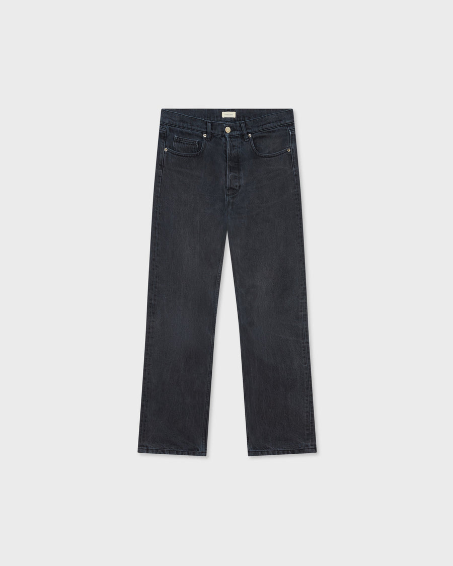 Monogram Jeans in Black
