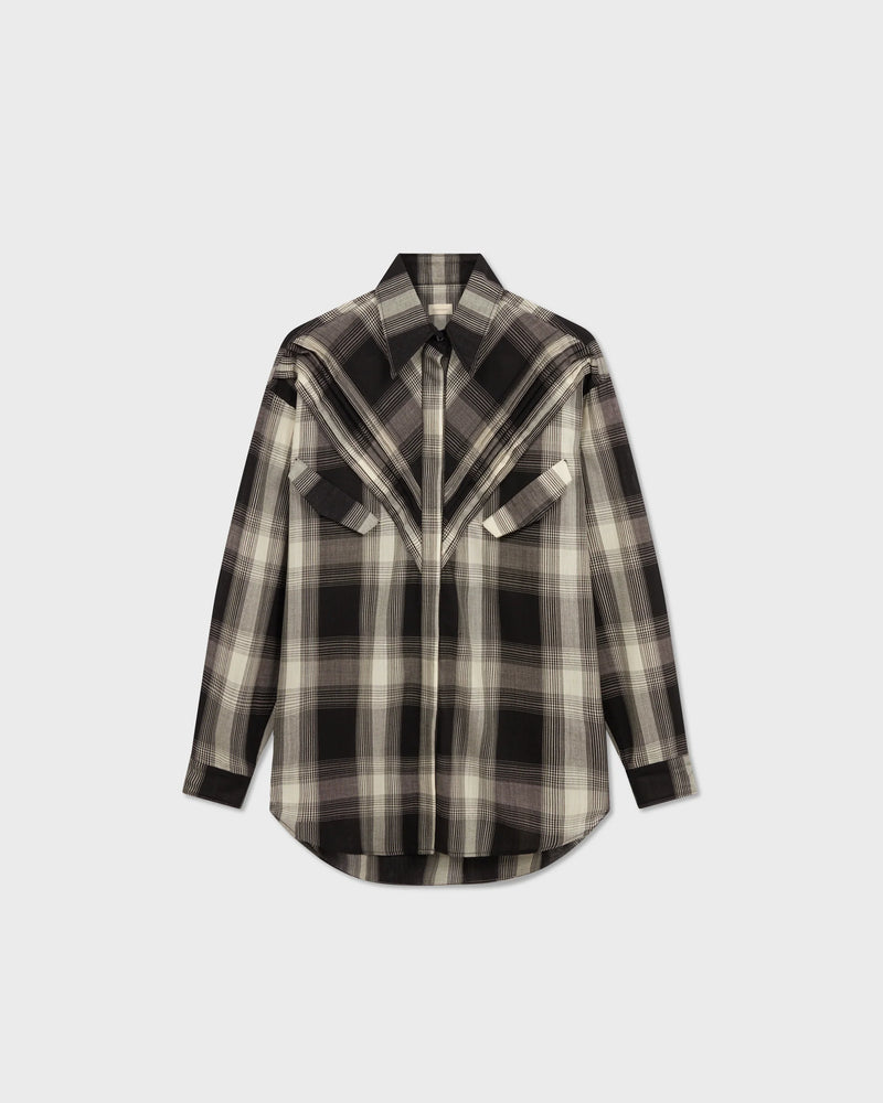 Chevron Shirt in Check