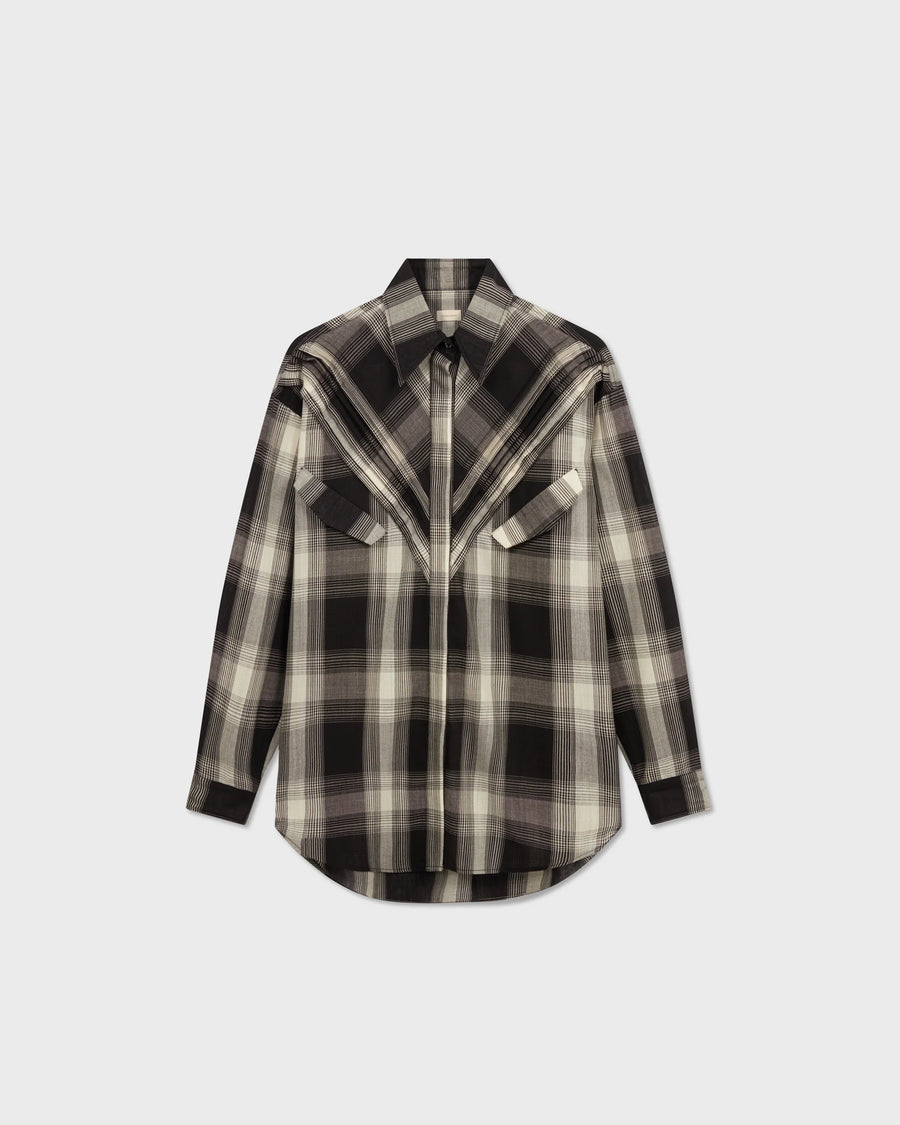 Chevron Shirt in Check
